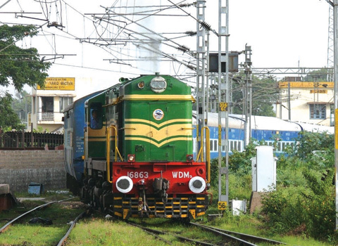 Railways - diesel locomotive