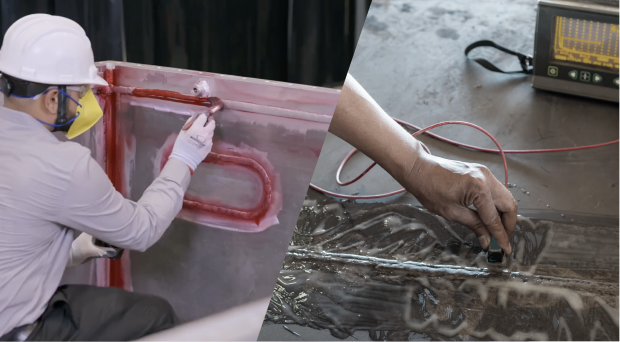 NDT Testing- DP Testing / UT Testing
